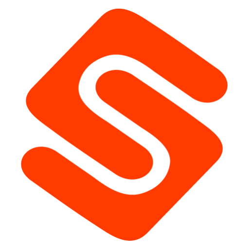 orange Slingshot S logo