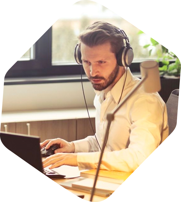 Customer Service Rep Providing Support