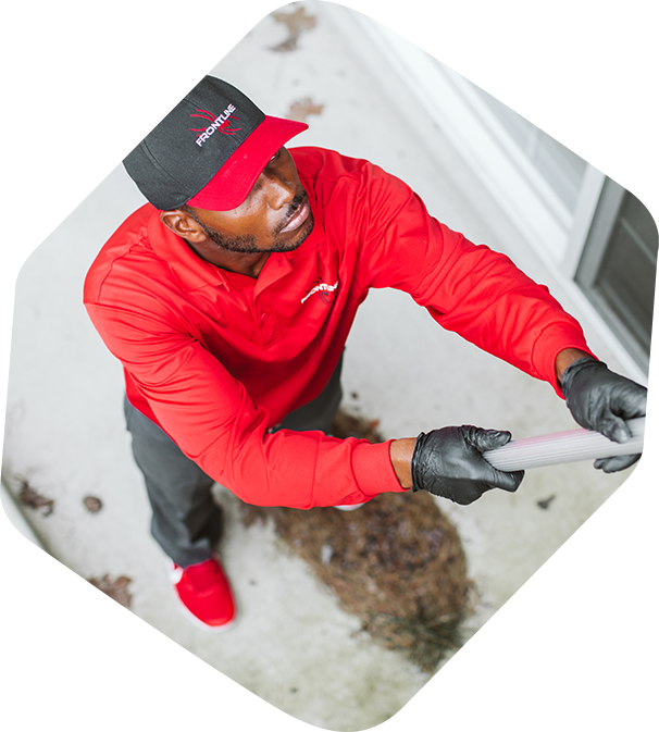 Pest Control Service Technician Outdoors