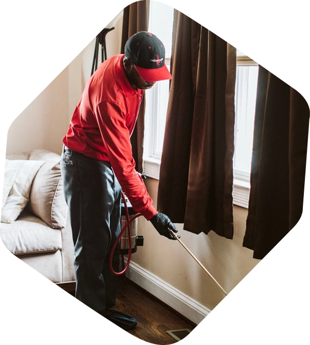 Pest Control Service Technician Indoors