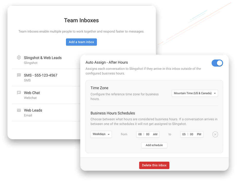 Slingshot's customer engagement platform