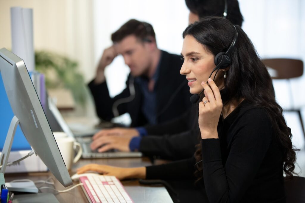 Sales call center.